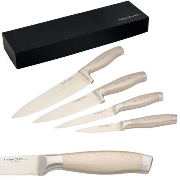 Studio Cuisine™ Peened 4 Piece Knife Set Thumbnail